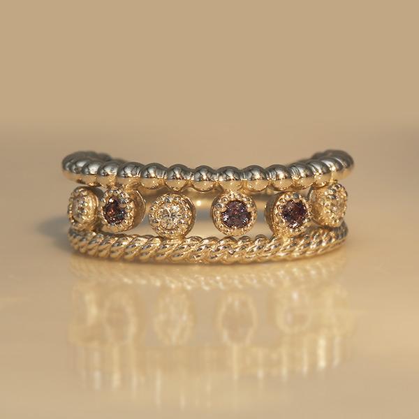 限定1本 PT950 0.04ct アレキサンド 0.04ct ダイヤモンド ピンキーリング 4.5...