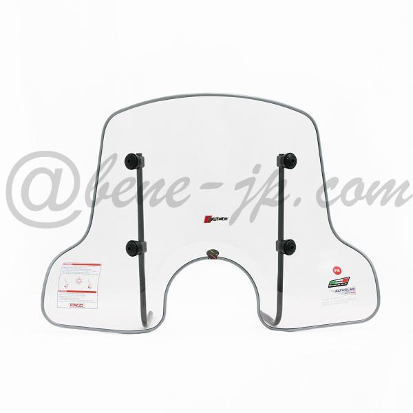 FACO　フライスクリーン　ミドル/クリア　Vespa P/PX, LML