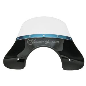 Cuppini フライスクリーン ショート スモーク Vespa P/PX, LML2S/4S