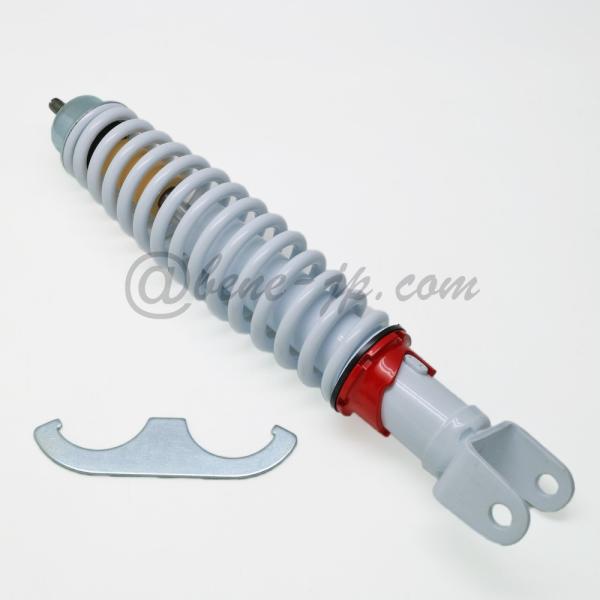 CARBONE リアショックアブソーバー　ホワイト　Vespa P/PX, 50/100/125ET...