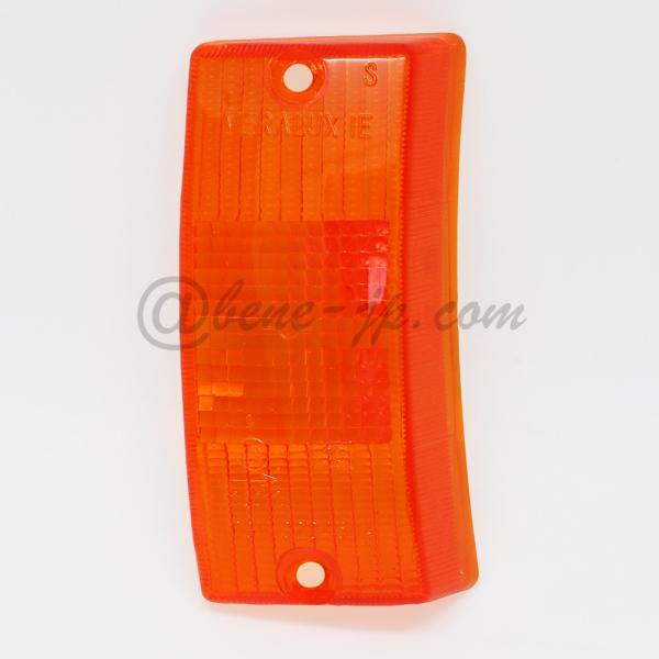 ウィンカーレンズ　フロント/左　オレンジ　Vespa P/PX, LML