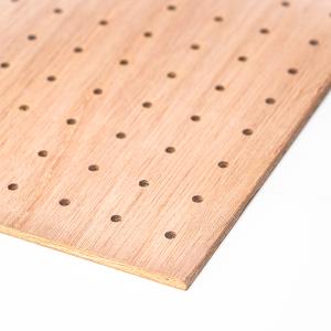 川島材木店 有孔ベニヤ 厚5.5mm 1820x910mm 3'x6' [大型商品] ラワン