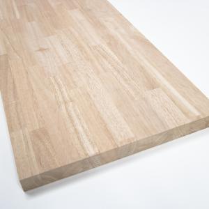 川島材木店 木製カウンターテーブル ゴムの木 75x50x2.5~3cm