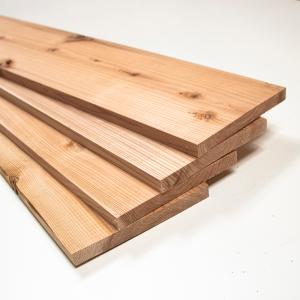 川島材木店 杉板 4枚セット 長182cm 巾15(14)cmx厚2.1cm 棚 棚板 床 腰