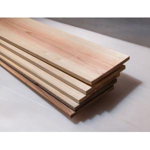 国産杉　四分板（木材　板材）1.82ｍｘ18cmx1.2cm　5枚入（約1.65平米分）節有