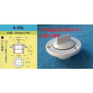 スカッパー フタ F-0L ドレン抜き栓 A-...の詳細画像3