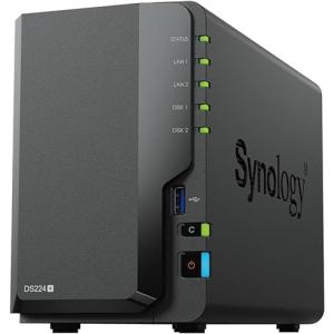 Synology NASキット 2ベイ DS224+ クアッドCPU 2GBメモリ搭載 スタンダードユーザー向け DiskStationの商品画像