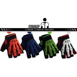 グローブ　バイクグローブ ライディンググローブ　夏用指切り半指　通勤 街乗りに　手袋 　　