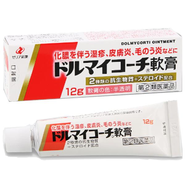 【第(2)類医薬品】 ドルマイコーチ軟膏 12g×2個セット メール便送料無料