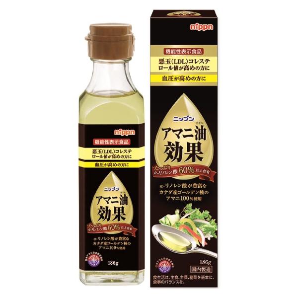 アマニ油効果 186g 亜麻仁油 日本製粉