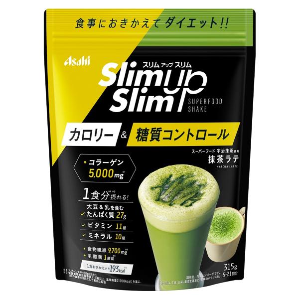 スリムアップスリム 酵素＋スーパーフードシェイク 抹茶ラテ 315g