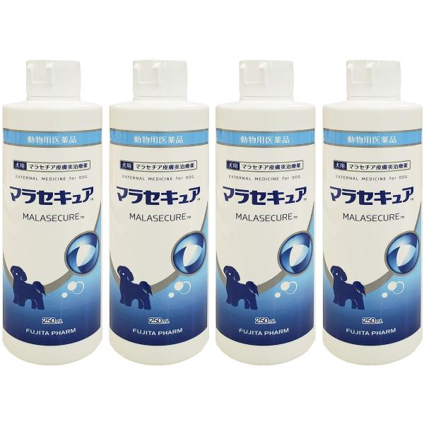 マラセキュア シャンプー 犬用 250mL×4 動物用医薬品 送料無料 あすつく対応