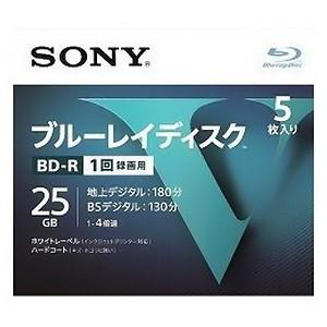 SONY ソニー ブルーレイ BD-R 1回録画用 5BNR1VLPS4 (5枚入 )
