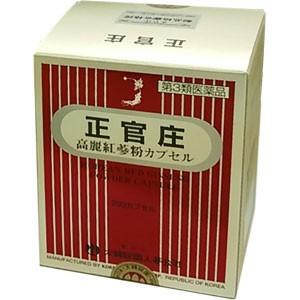 【第3類医薬品】 正官庄 高麗紅蔘粉カプセル 200カプセル PTP包装