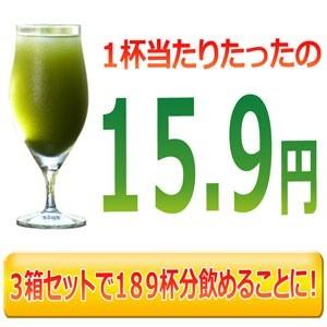 酵素×水素 青汁 63袋×3箱セット 送料無料の詳細画像3