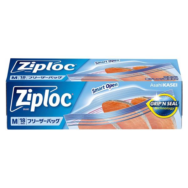 ジップロック フリーザーバッグ M 18枚入