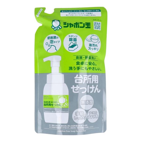 シャボン玉 台所用せっけん 泡タイプ つめかえ用 275ml