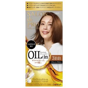 サロンドプロ オイルリッチクリームヘアカラー 白髪用 クリア