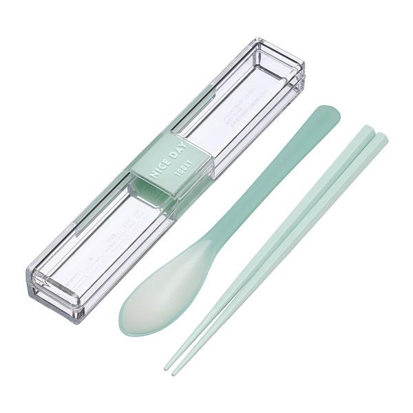 とっても強いケース&amp;スプーン 18cm 箸付 1個 メール便送料無料