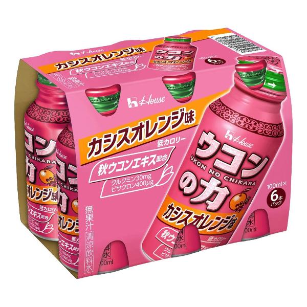 ウコンの力 カシスオレンジ味 100ml×6本