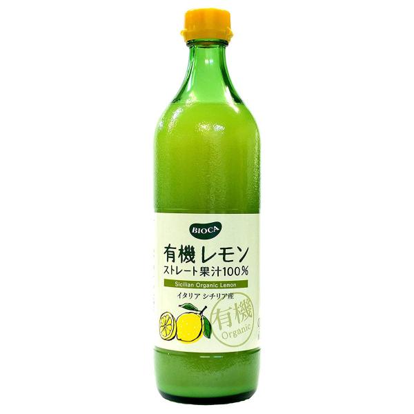 ビオカ 有機レモンストレート果汁100% 700ml×12本セット