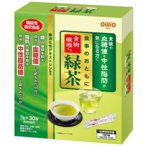 食事のおともに 食物繊維入り緑茶(7g×30本入) 送料無料｜benkyoudou