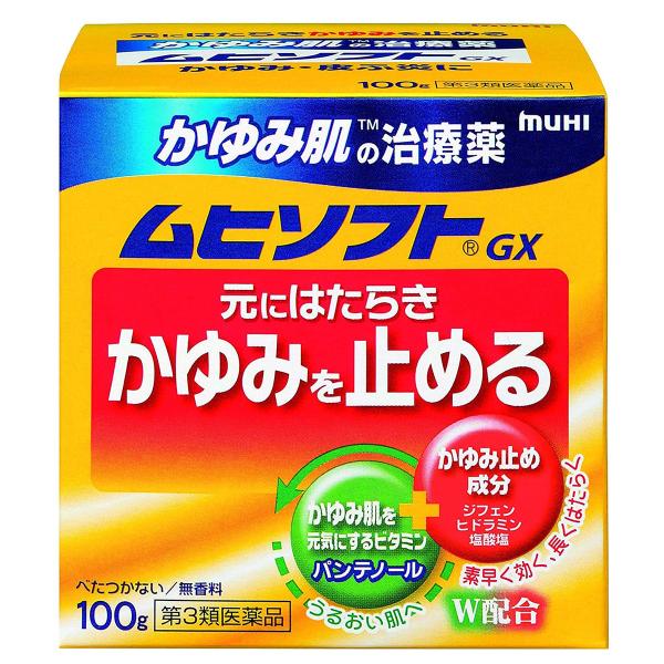 【第3類医薬品】 ムヒソフトGX 100g ※セルフメディケーション税制対象商品