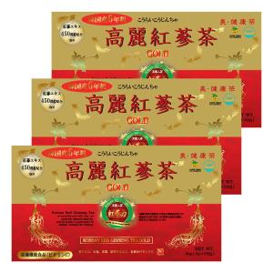 高麗紅参茶ゴールド 3g×30包×3個セット