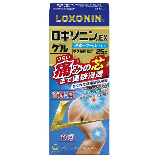 【第2類医薬品】 ロキソニンEXゲル 25g ※セルフメディケーション税制対象商品 メール便送料無料