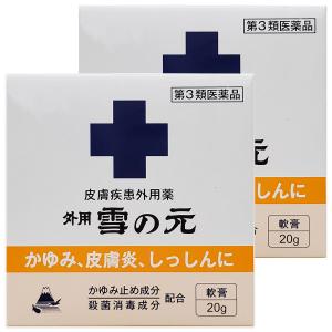 【第3類医薬品】 外用雪の元 20g×2個セット メール便送料無料 ※セルフメディケーション税制対象商品｜くすりの勉強堂