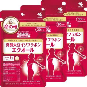 小林製薬の栄養補助食品 発酵大豆イソフラボン エクオール 30粒×５袋セット 小林製薬 エクオール 30粒×5個セット : くすりの勉強堂 - 通販 - Yahoo