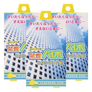 禁煙パイポ レモンライム味 3本入×3個セット メール便送料無料