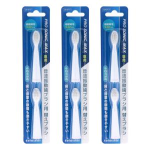 音波振動歯ブラシ プロソニックMAX やわらかめ 替えブラシ DK012 ( 2本