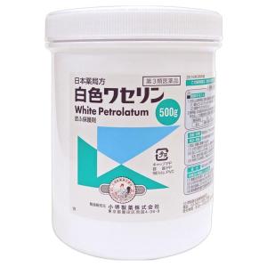 【第3類医薬品】日本薬局方 白色ワセリン 500g｜benkyoudou