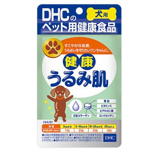 DHCのペット用健康食品 犬用 健康うるみ肌 60粒(16g) メール便送料無料｜benkyoudou