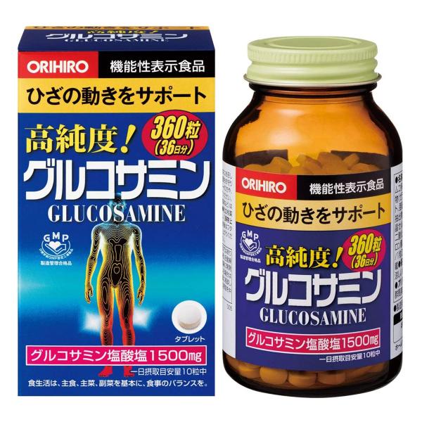 オリヒロ 高純度グルコサミン粒 90g (360粒