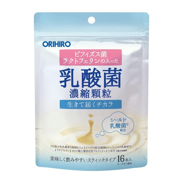 オリヒロ 乳酸菌濃縮顆粒（ラクトフェリン配合） 16g メール便送料無料