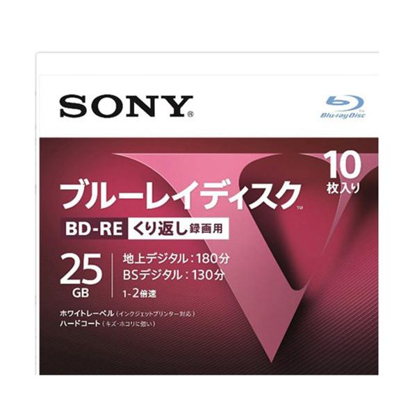 SONY ソニー ブルーレイ BD-RE くり返し録画用 25GB Vシリーズ 10BNE1VLPS...