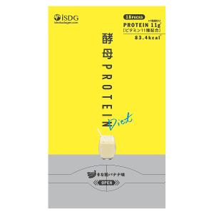 医食同源ドットコム 酵母プロテイン きな粉バナナ味 18包入｜benkyoudou