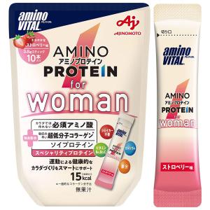 アミノバイタル アミノプロテイン for woman ストロベリー味 10本入