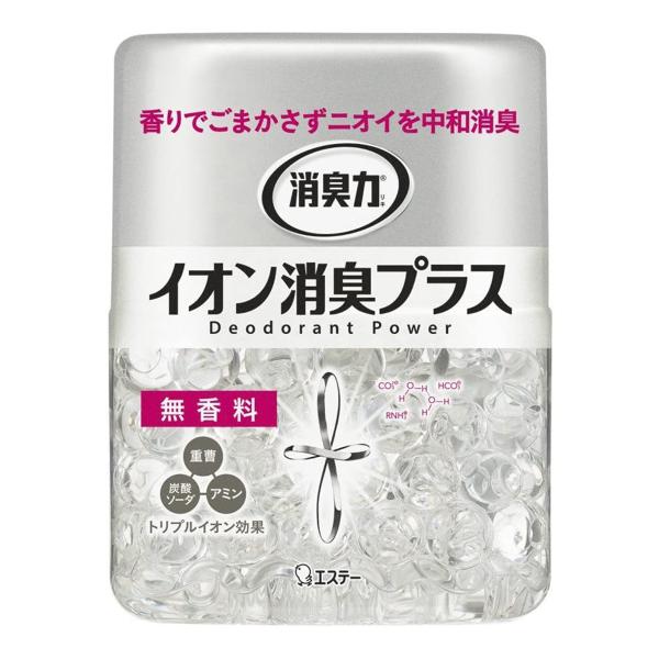 エステー 消臭力クリアビーズ イオン消臭プラス 本体 無香料 (320g)