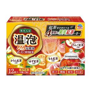 温泡 ONPO とろり炭酸湯 ぜいたく果実紅茶 45g×12錠入り