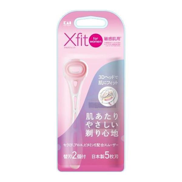 Xfit(クロスフィット)for women XF5-2BL2 敏感肌用 替刃2個付