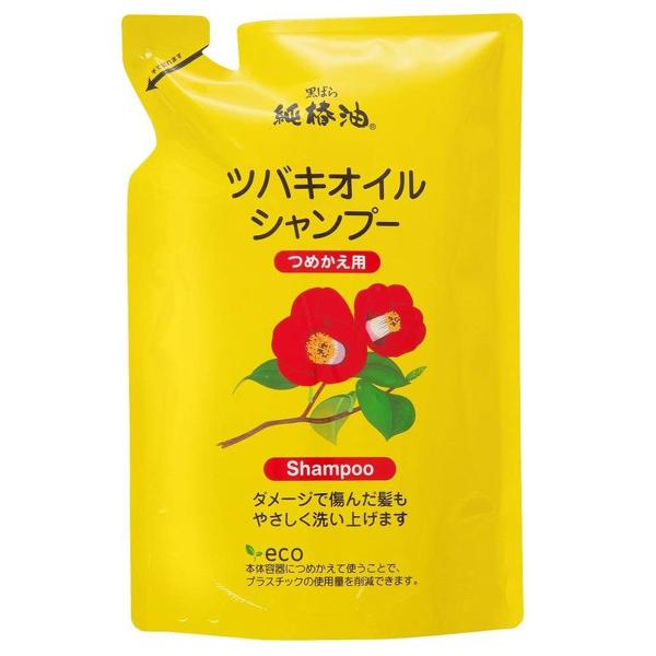 黒ばら 純椿油 ツバキオイル シャンプー つめかえ 380ml