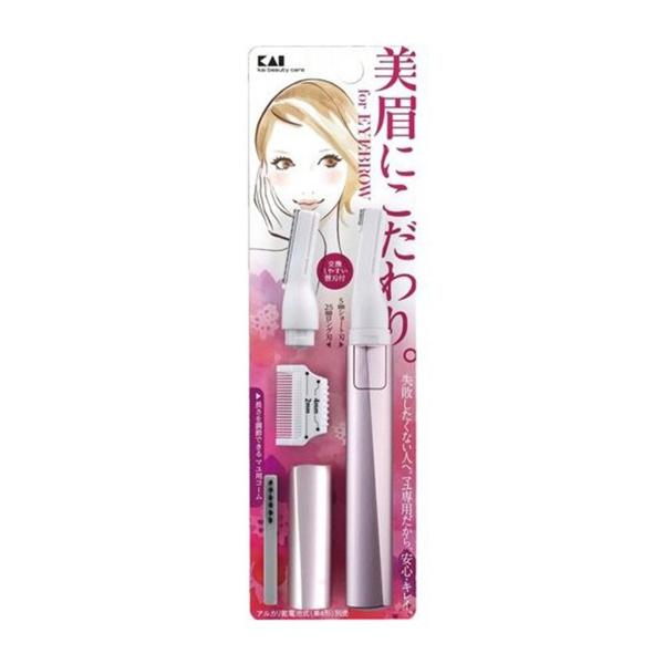 貝印 クシ付きマユトリマー 女性用 KQ1802 (1セット)