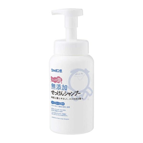 シャボン玉 無添加せっけんシャンプー 泡タイプボトル 520ml