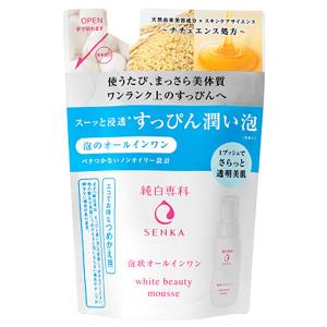 薬用 純白専科 すっぴん潤い泡 つめかえ用 130mL｜benkyoudou