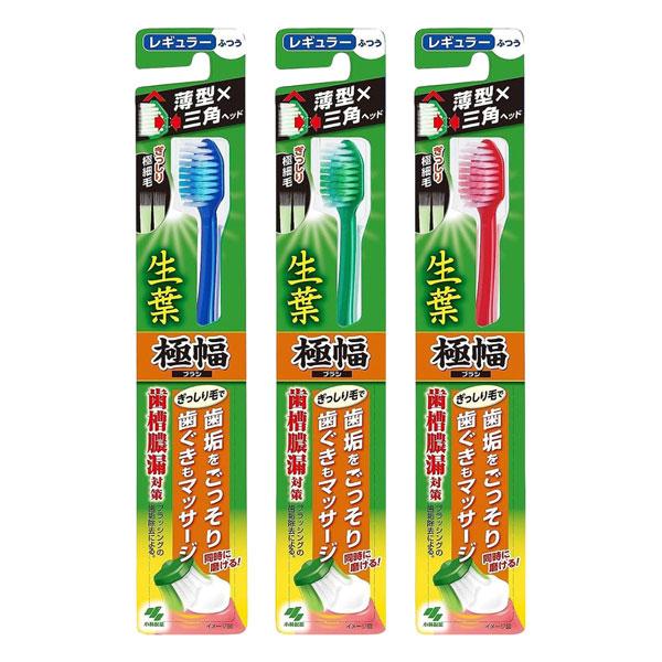 小林製薬 生葉（しょうよう）極幅ブラシ レギュラー ふつう(1本入)