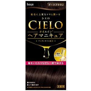 シエロ オイルインヘアマニキュア ダークブラウン くすりの勉強堂