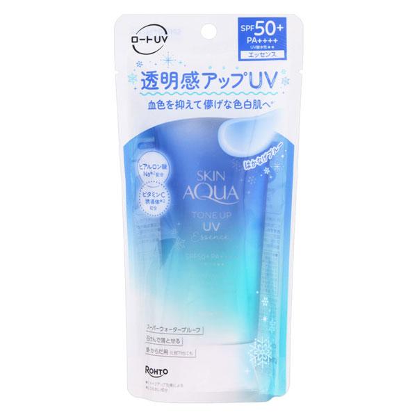 スキンアクア トーンアップUVエッセンス ブルー 80g メール便送料無料